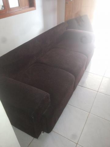 Sofá de 3 lugares, Marrom, Semi-Novo