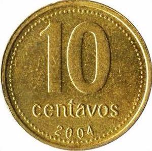 Coleção | Moeda Dez Centavos  Republica Argentina
