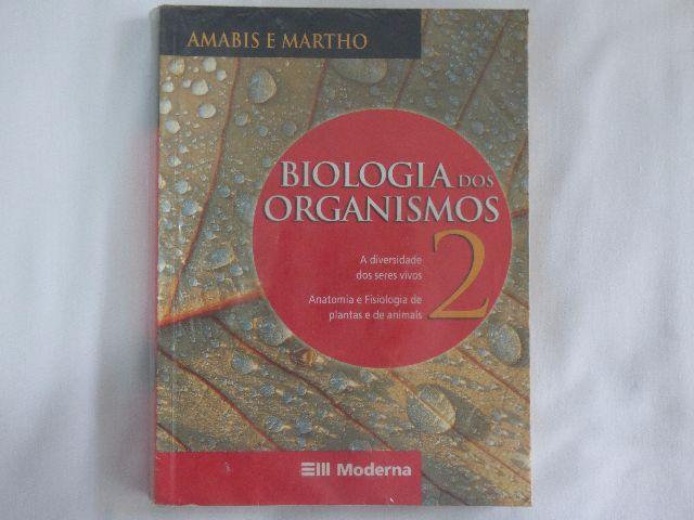 Livro Biologia dos Organismos 2 - Amabis e Martho - Editora