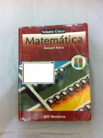 Livro de Matemática de Manoel Paiva (Volume único) usado