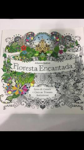 Livro para colorir FLORESTA ENCANTADA