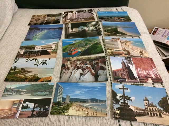 Lote com 53 cartoes postais de todo Brasil