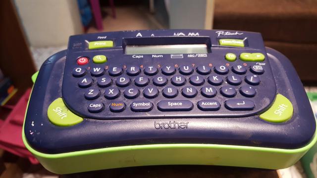 Mini impressora para identificação