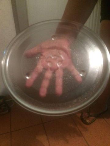 Prato de micro ondas