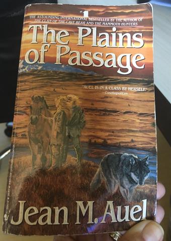 The Plains of Passage - Jean M. Auel - livro em bom estado