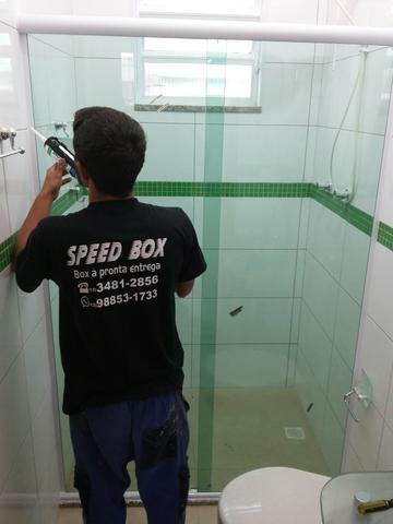 BOX DE VIDRO. PRONTA ENTREGA (instalado)+ Porta Shampoo de