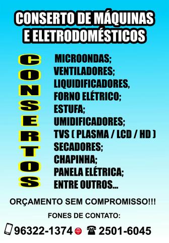 Conserto de Eletrodomésticos e Eletrônicos