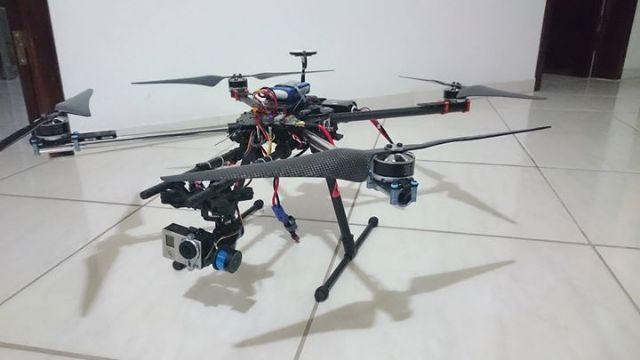 Drone Tarot 650 Ironman + radio DX8 + DJI + OSD + FPV+