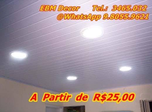 Forros Pvc a /m2 - Rebaixamento e Divisórias em PVC,