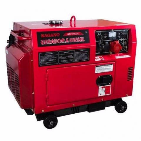 Gerador De Energia A Diesel Silenciado 6.8 Kva partida