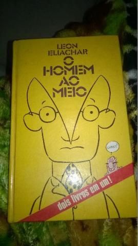 Homem Ao Meio Leon Eliachar Capa Dura Círculo do Livro O