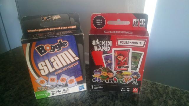 Jogos de Cartas Boggle Slam e Bondi Band
