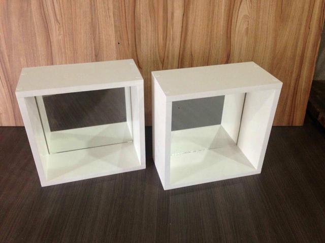 Kit 2 nichos com espelho