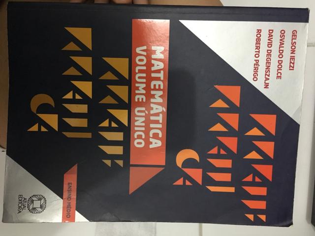 Livro Mat vol único. Gelson iezzi