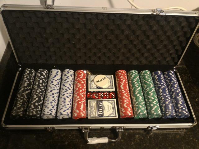Maleta poker 500 fichas