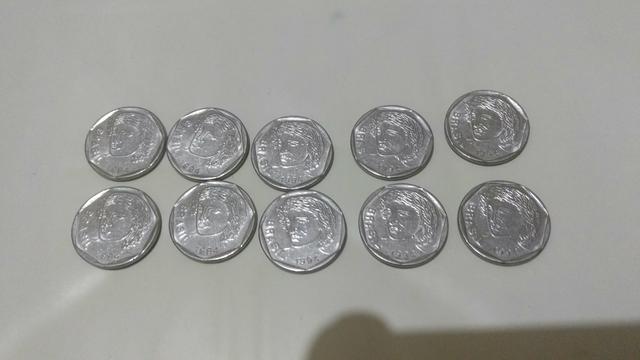Moedas raras de 25 centavos