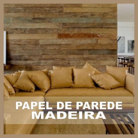 Papel de Parede com estampas de madeira
