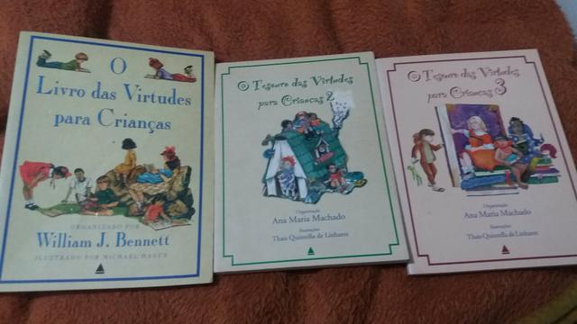 3 Livros das Virtudes para crianças