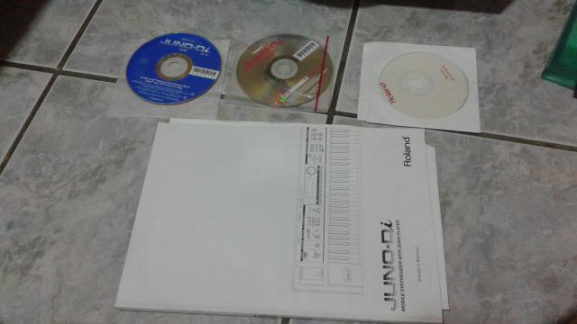 CD e manual do juno Di