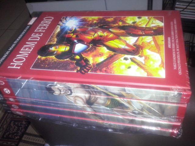Coleção Marvel Salvat capa vermelha vol 1 a 5