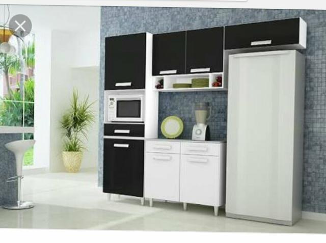 Cozinha compacta 5 portas laura (balcão a parte)