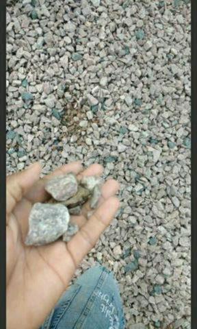 Disk - tijolos paletizado areia e seixo e pedra brita, barro