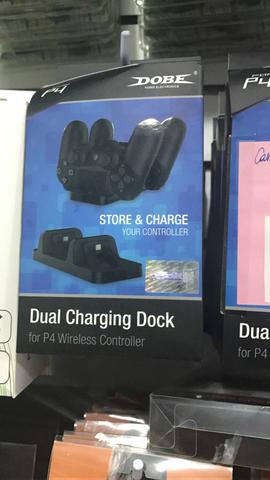 Dock carregador duplo de mesa para dualshock 4