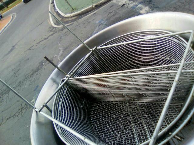 Fritadeira metal cubas 40 litros