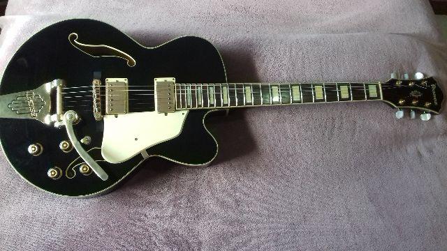 Guitarra Ibanez AF75 TGD Semi Acústica Preta
