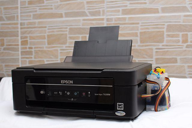 Impressora Epson Tx-235W com bulk e tinta para sublimação