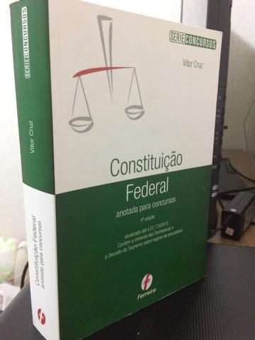 Livro "Constituição Federal Anotada para Concursos" Vitor