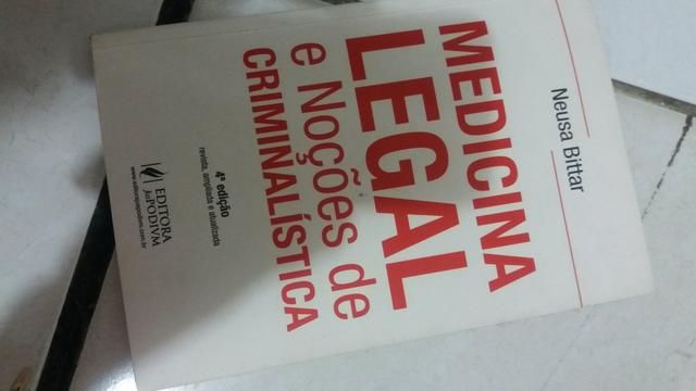 Livro Medicina Legal e Noções de Criminalistica