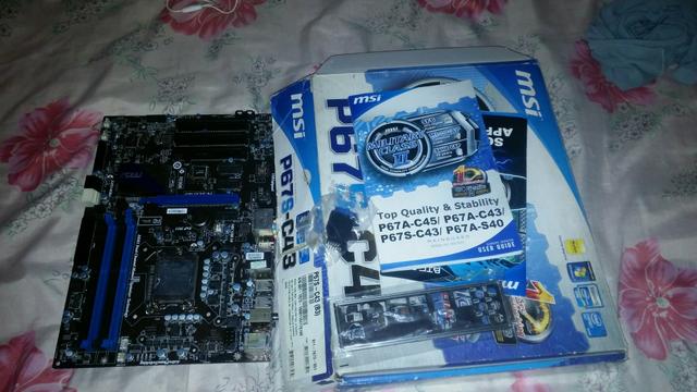 Placa mãe msi P67S-C43 gamer