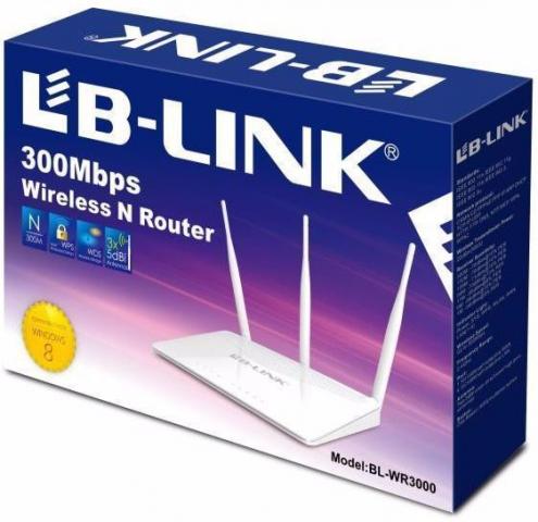 Roteador Wireless Lb-link Bl-wrmbps 3ant. 5dbi Fixa