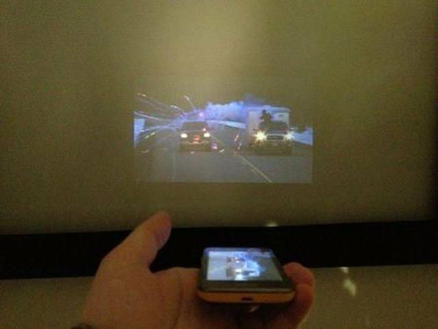 Samsung com projetor