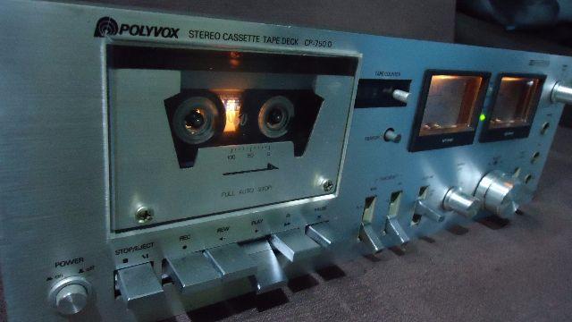 Tape deck gravador polyvox tp750 (lindao)