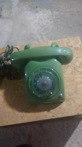 Telefone antigo funcionando