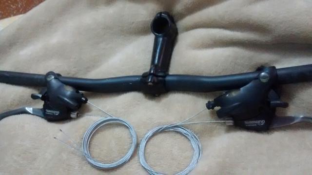 Torro kit Shimano 7 velocidades + mesa over e guidão ambos