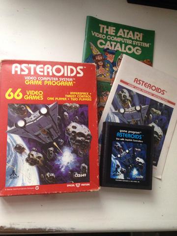 Atari asteroids original completo raro r220