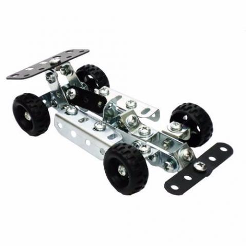 Brinquedo De Montar Kit Carro de Corrida Modelix Robotica