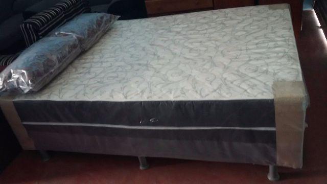 Cama box de espuma casal no plástico entrega grátis wApp