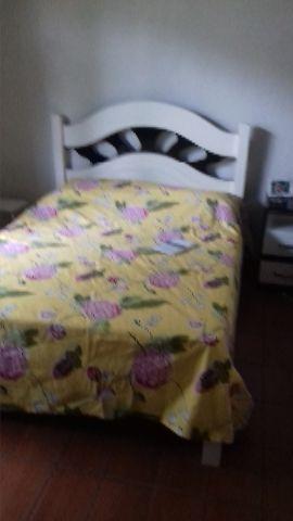 Cama madeira com colchão