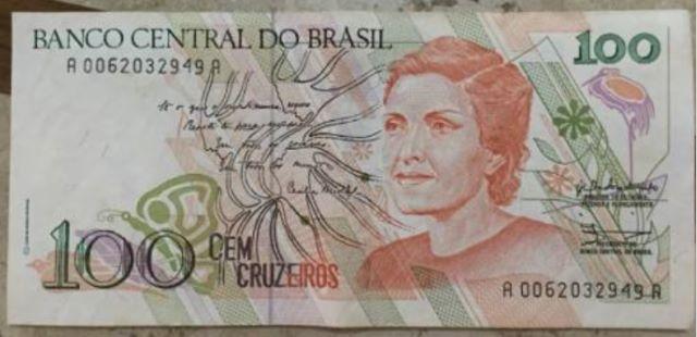 Cédula de 100 Cruzeiros