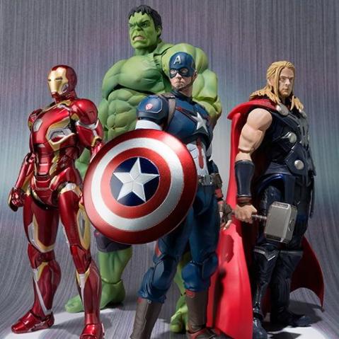 Coleção Super Heroes S h figuarts Mafex Mattel