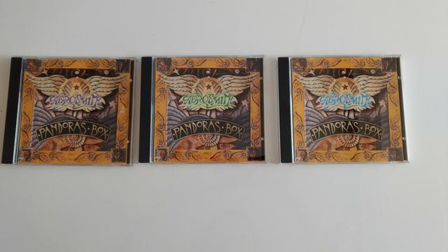 Coleção de 3 CDs Aerosmith Colecionador - Pandora's Box