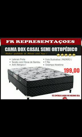 (Entrega Gratis) SO ! Cama-Unibox Casal! Espuma 4CMs D