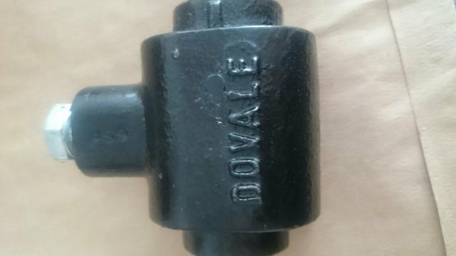 Fechadura Dovale em ótimo estado, para porta de aço