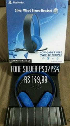 Headset 7.1 Silver wired stereo ps3/ps4/PC