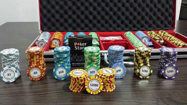 Maleta de Poker 500 Fichas Monte Carlo! 14g
