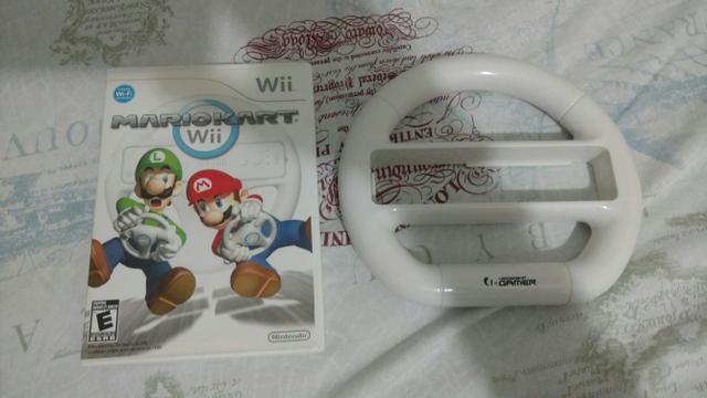 Mario Kart Wii + volante